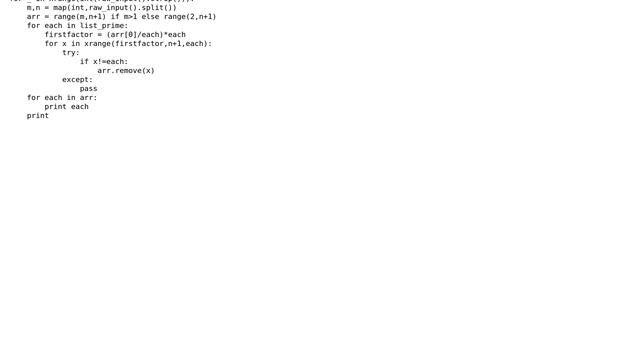 CodeChef PRIME1 problem in Python (2 Solutions!!) смотреть онлайн
