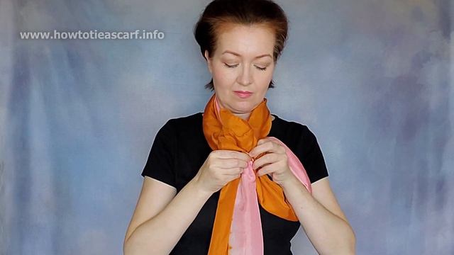 Oblong scarf tying techniques. 3 rectangular scarf styles with a scarf ring. Part 3 смотреть онлайн