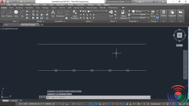 Autodesk AutoCAD: How to use Divide and Measure Command in Autodesk AutoCAD смотреть онлайн