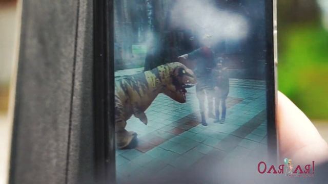 "ДИНО ШОУ" в дикой природе. Студия праздников "Оля-ля!" смотреть онлайн