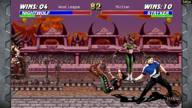 Let'sPlay22. Играем в Ultimate Mortal Kombat 3 практически с "олдскульщиком" Wood League смотреть онлайн