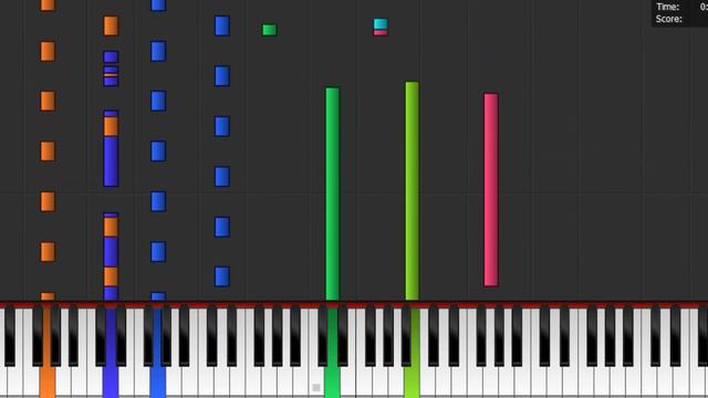 Ultraman Fight Theme Synthesia Midi (Ultraman Piano) смотреть онлайн