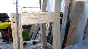 Стул под старину из дерева своми руками