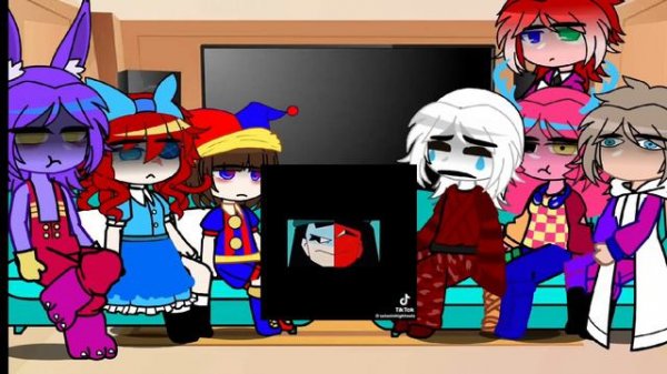 🇧🇷|The Amazing Digital Circus React to pomni as ena |🇺🇲|gacha|part 1/1|