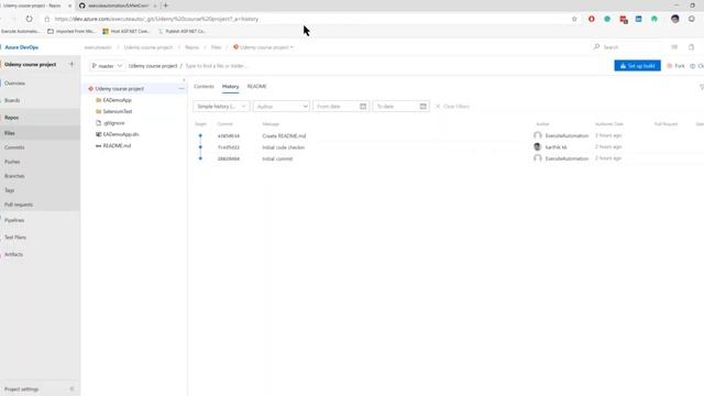 2 Import GIT code import in Azure Repos смотреть онлайн