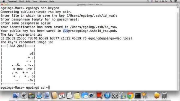 gitlab ssh key mac