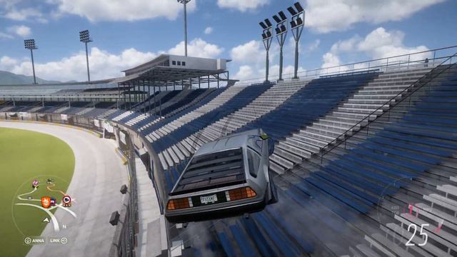 Forza Horizon 5 DeLorean fly смотреть онлайн