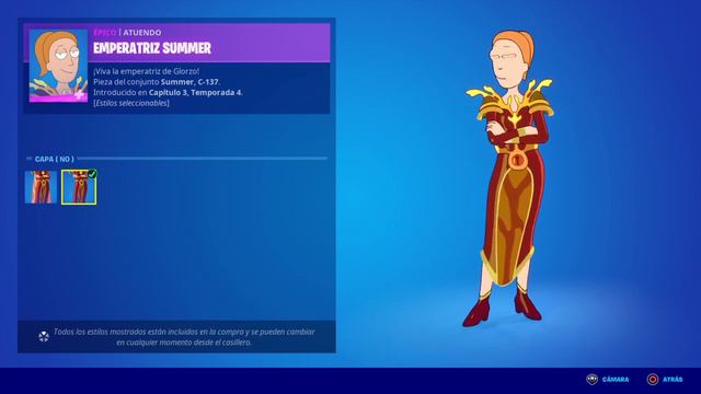 Emperatriz summer (atuendo) + huevo de glorzo (mochila) смотреть онлайн