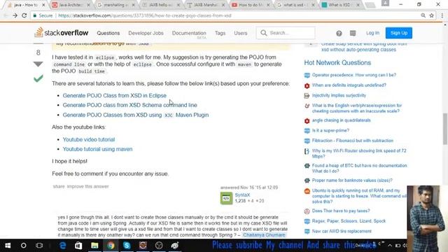 generating classes From xml schema :Jaxb Tutorial part 2 смотреть онлайн