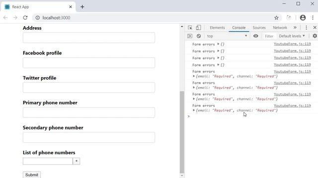 React Formik Tutorial - 24 - When does validation run смотреть онлайн