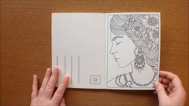 Magisk Gryning Postcards by Hanna Karlzon Colouring Flip through смотреть онлайн