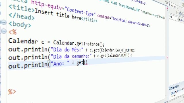 Calendario no java usando jsp смотреть онлайн