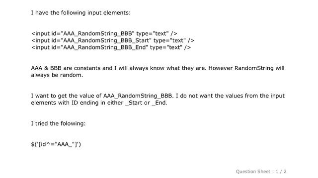 jQuery : How can I select an element by ID with jQuery using regex? смотреть онлайн