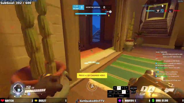 GetQuakedOn Doomfist Dorado Gameplay Overwatch Season 34 Top 500 смотреть онлайн