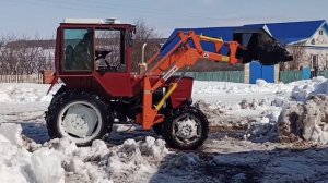 Трактор Т-30А80 с куном Фаворит-500