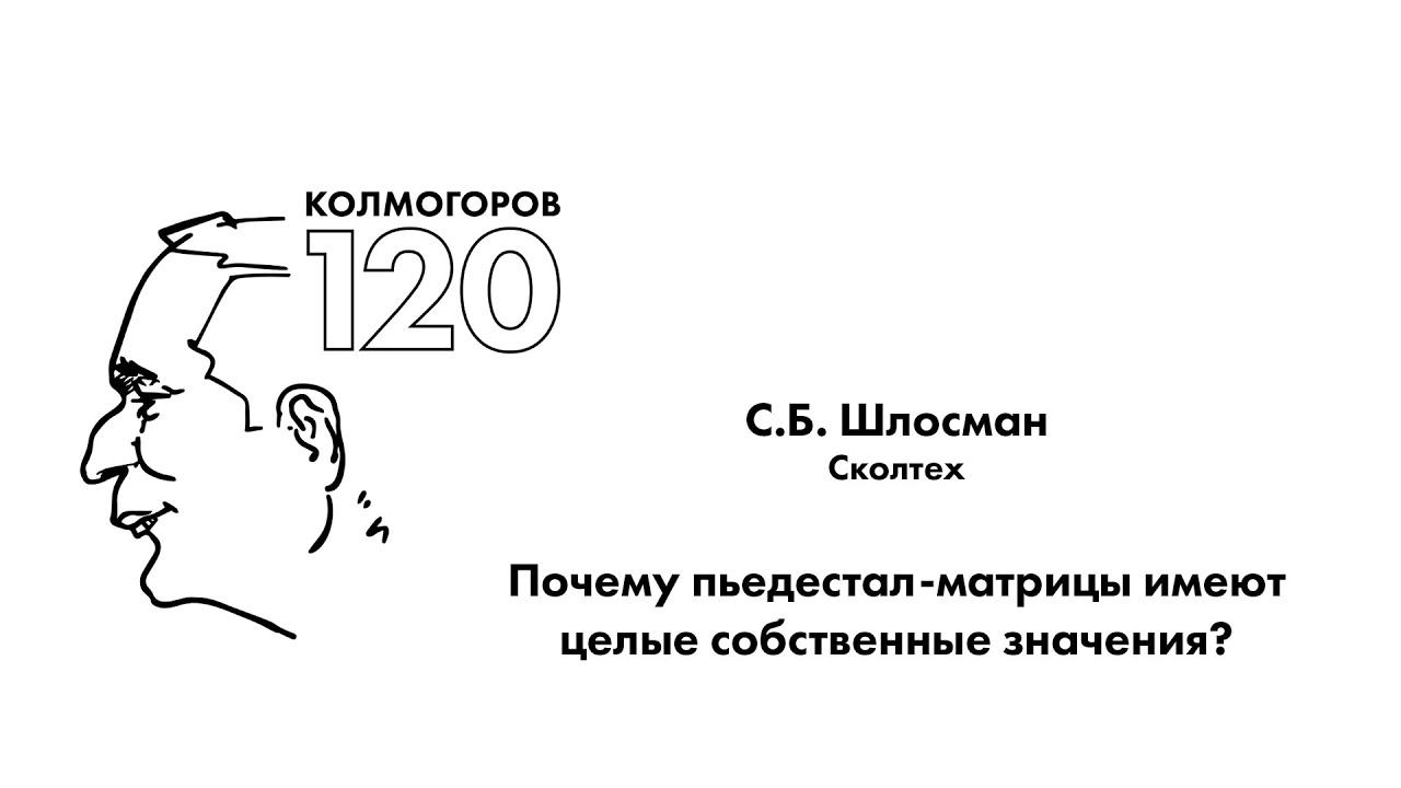 Доклад C.Б. Шлосмана смотреть онлайн