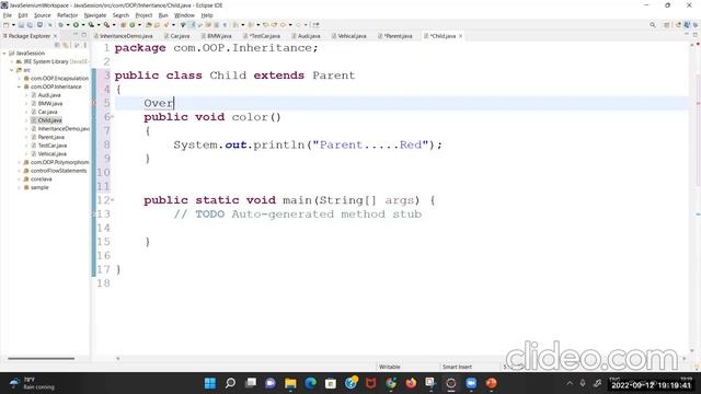 Java Programming Session 22: OOP Principle Runtime Polymorphism смотреть онлайн