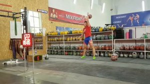 Рывок гири 243 раза 32 кг/ Марков Иван /Гиревой спорт