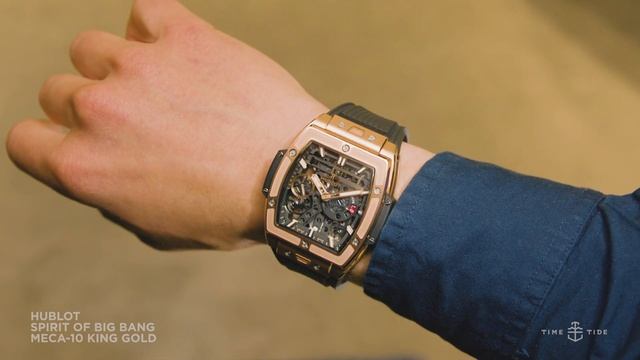 The Hublot Spirit of Big Bang Meca-10 King Gold. The '10' stands for 10 days power reserve, people. смотреть онлайн