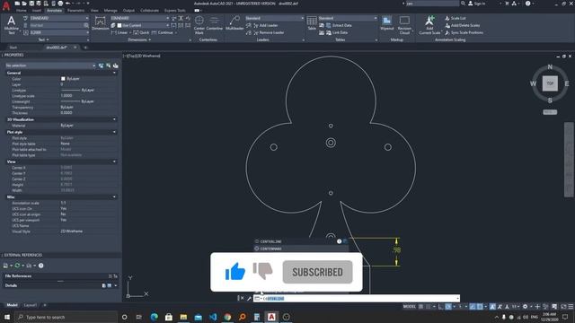 How to add center mark in AutoCAD | AutoCAD Tutorials 2021 смотреть онлайн