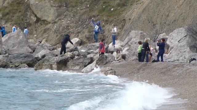 19 фераля 2014 года в бухте Батилиман в Крыму