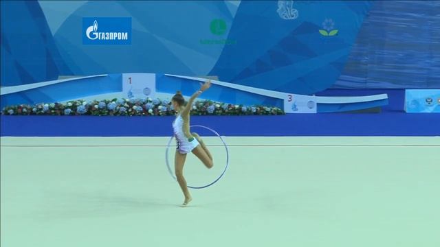 Dina Averina - Hoop/World Cup Kazan 2015 AA 17.600 смотреть онлайн