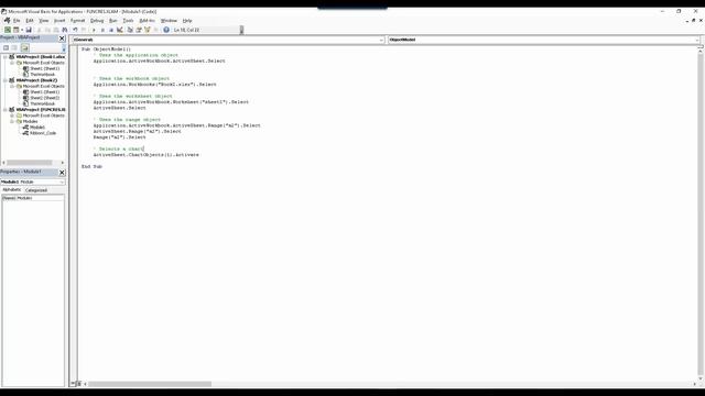 VBA Basics - The Excel Object Model смотреть онлайн