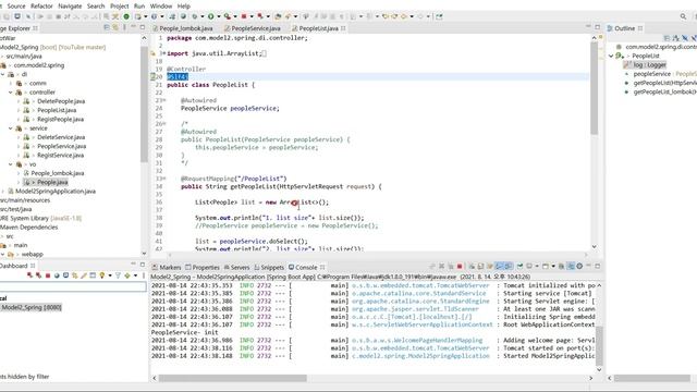 #10 Model2 스프링부트(Spring boot) - lombok 적용해보기.. 나머지.. @Builder , @Slf4j смотреть онлайн