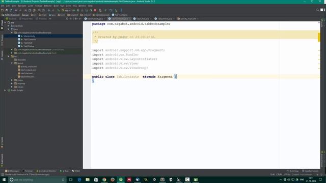 Creating Tabs in Android Studio with Tabbed Activity смотреть онлайн