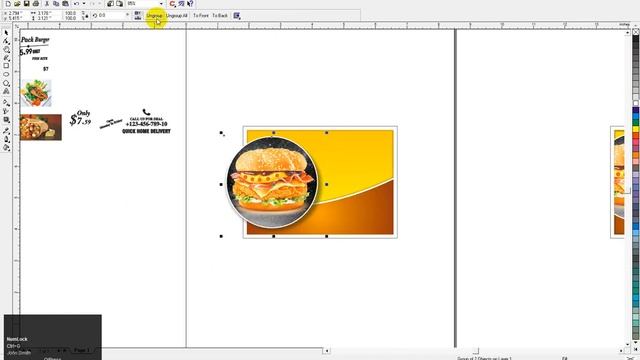 coreldraw tutorial (burger flyer design) in Urdu / Hindi - 2018 смотреть онлайн