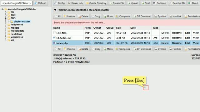 In a webinar use a FOSS PHP file manager and avoid proprietary CPanel смотреть онлайн