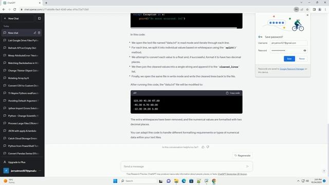 How to remove whitespaces in numerical values in a text file in python смотреть онлайн
