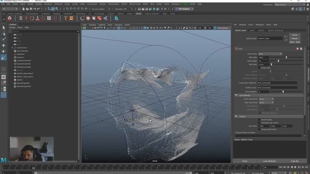 Maya tutorial MASH + particles Portal effect смотреть онлайн
