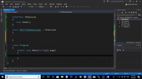 INTERFACES IN C# PROGRAMMING (URDU / HINDI)