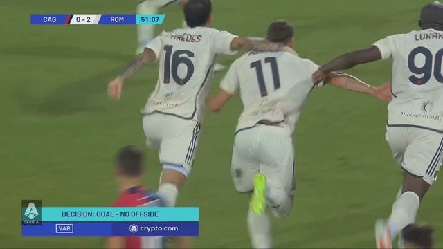 Cagliari-Roma 1-4 | Lukaku stars for the Giallorossi: Goals & Highlights | Serie A 2023/24 смотреть онлайн