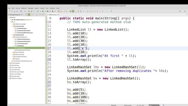 Java Collection in Tamil - Set Interface - HashSet, LinkedHashSet, TreeSet-Java Full Course in Tami смотреть онлайн