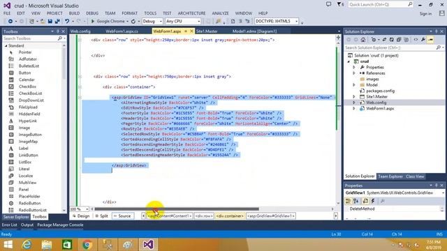 Linq to Sql entity framework in asp net webform part 1 | asp.net with entity framework смотреть онлайн