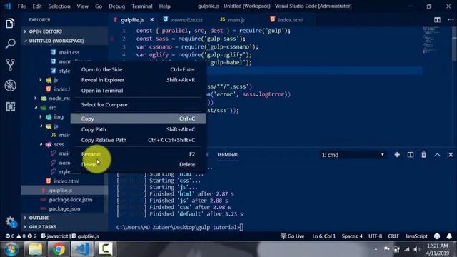 Gulp 4 Course in Bangla | gulp babel and gulp source map Bangla tutorial Part-05 смотреть онлайн