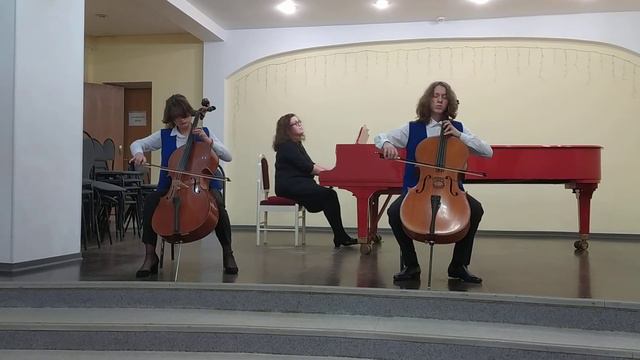 Дуэт виолончелистов Базанова Софья, Попов Фёдор (И.-С.Бах - Ш.Гуно "Ave Maria") смотреть онлайн