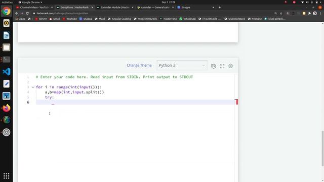 #39 : Exceptions | Hackerrank Python Solutions смотреть онлайн