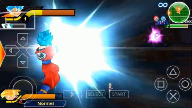 Dragon Ball Z Tenkaichi Tag Team - Goku Super Saiyan Blue смотреть онлайн