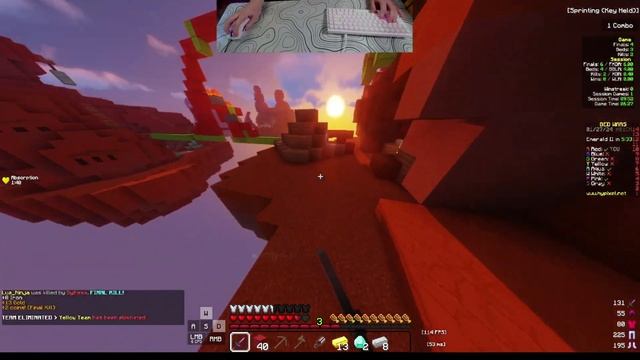 *SHADERS* Keyboard + Mouse ASMR | Hypixel Bedwars смотреть онлайн