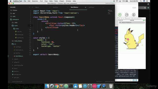 [React Native Expo] Pokemon Search - Displaying some data on screen смотреть онлайн
