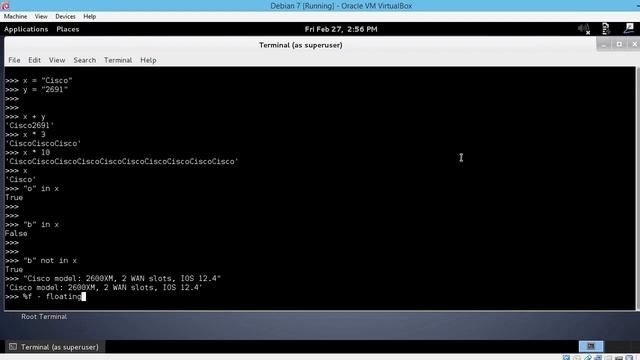 Python String operators and formatting смотреть онлайн