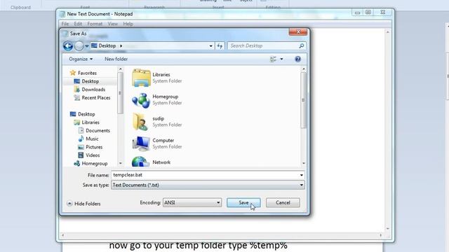 how to clear temp files in your pc using batch file and command prompt смотреть онлайн