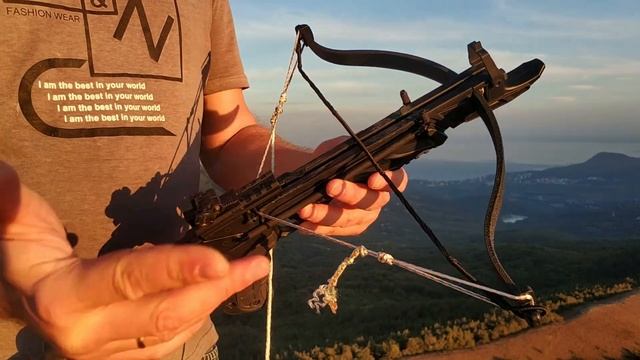 Как заменить тетиву на арбалете MK-80. Как работать со стрингером на MK-80. смотреть онлайн