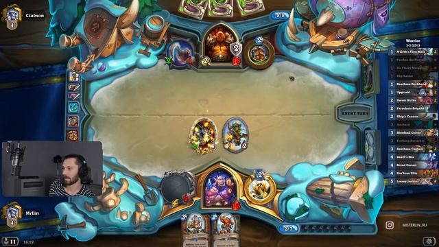 Воин на пиратах пару раз ПОДУМАЛ! | Hearthstone | Вольный | Натиск Драконов смотреть онлайн