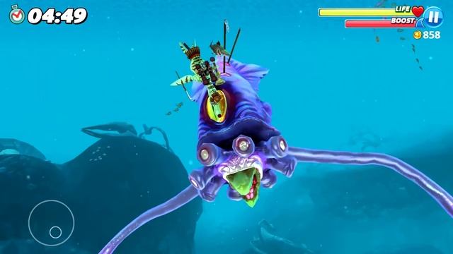 Hungry Shark World - All Sharks Vs Colossal Squid BOSS (Drago)