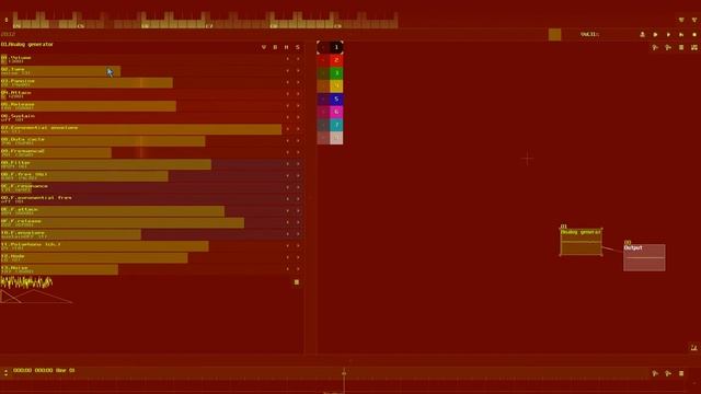 SunVox 1.8 Beta: randomize module controllers (routing) Ctrl+R (Win7) смотреть онлайн