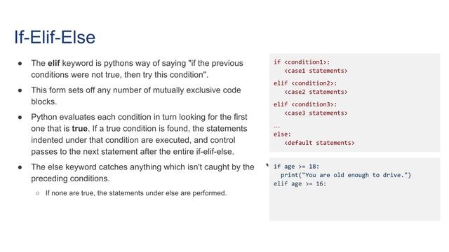 Python Control 7 - If-Elif-Else смотреть онлайн